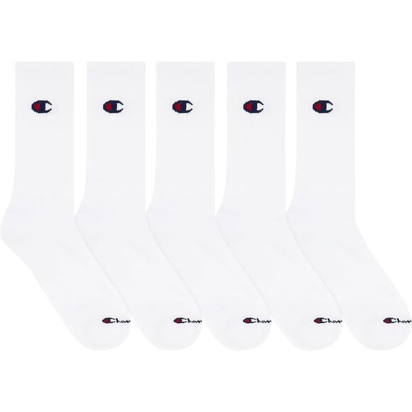 Men's Moisture-wicking Athletic Crew Socks with Cushioning & Arch Support - Picture 3 of 5
